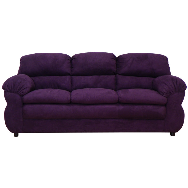 Red Barrel Studio Zuckerman Microfiber 86" Pillow top Arm Sofa